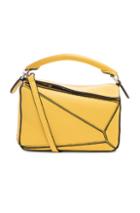 Loewe Puzzle Mini Bag In Yellow