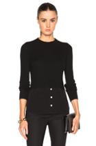 Veronica Beard Cati Combo Sweater In Black