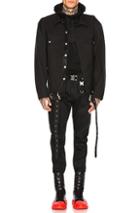 1017 Alyx 9sm Mackintosh Oversized Denim Jacket In Black