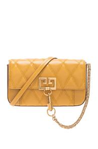 Givenchy Mini Pocket Bag In Metallic Gold
