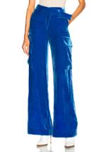 Monse Velvet Pant In Blue