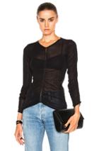 Helmut Lang Long Sleeve Shirt In Black