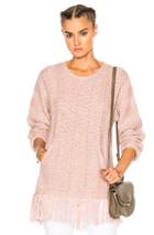 Raquel Allegra Baja Pullover Sweater In Pink