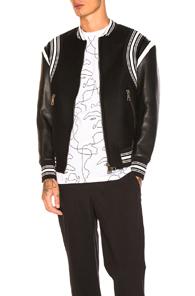 Neil Barrett Ma-1 Bomber Jacket In Black