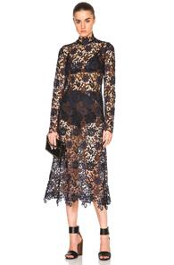 Kate Sylvester Pola Dress In Black,blue