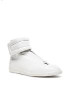 Maison Margiela Future Leather High Tops In White