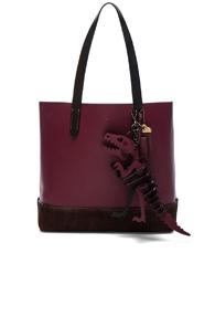 Coach 1941 Gotham Tote With T Rex Charm In Red