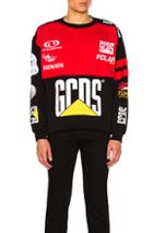 Gcds Sponsor Sweater In Red,black