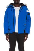 Canada Goose Pbi Chilliwack Poly-blend Bomber In Blue