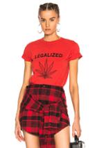 Adaptation Legalized Vintage Tee In Red