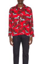 Needles Cut Off Shirt In Red,tropical