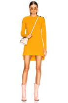 Fendi Cashmere Rib Sweater Dress In Yellow