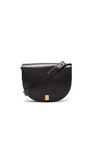 Victoria Beckham Half Moon Box Bag In Black