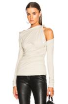 Alexander Wang Constructed Corset Top In Neutral