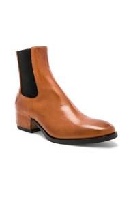 Givenchy Cuban Heel Leather Chelsea Boots In Brown