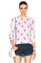 Equipment Sloane Flamingos Sweater In Neutrals,abstract