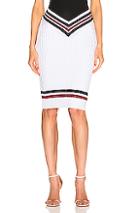 Y/project Cut Out Skirt In White
