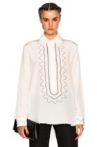 Christopher Kane Embroidery Top In White