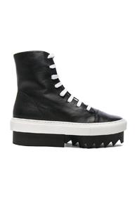 Givenchy Lace Up Platform Skate Sneaker In Black