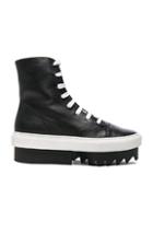 Givenchy Lace Up Platform Skate Sneaker In Black