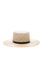 Janessa Leone Mason Bolero Hat In Neutrals