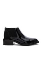 3.1 Phillip Lim Patent Leather Alexa Studded Welt Booties In Black