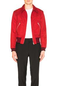 Givenchy Gabardine Jacket In Red