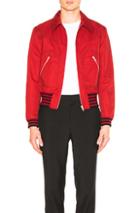 Givenchy Gabardine Jacket In Red