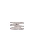 Loree Rodkin Triple Pave Band Ring In Metallics