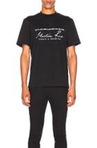 Martine Rose Classic Logo Tee In Black