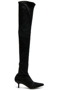 Altuzarra Elliot Low Heel Thigh High Boots In Black