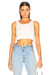 Sablyn Georgina Cotton Ribbed Tank In White