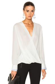 Rag & Bone Victor Blouse In White