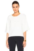 Helmut Lang Scooped Top In White