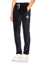 Aime Leon Dore Velveteen Track Pant In Blue,paisley