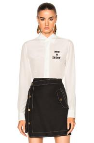 Loewe See You Later Shirt In White