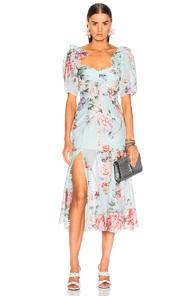 Alice Mccall Send Me A Postcard Dress In Green,floral