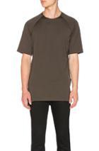 Y-3 Yohji Yamamoto Jersey Ss Tee In Green
