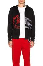 Burberry Cyrus Printed Hoodie In Black