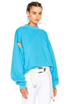 Y Project Cut Out Sweater In Blue