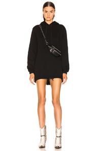 Cotton Citizen Milan Hoodie Dress In Black