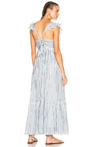 Ulla Johnson Ariane Dress In Blue,stripes