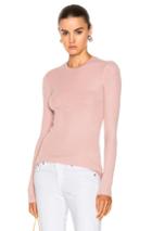 Atm Anthony Thomas Melillo Long Sleeve Tee In Pink