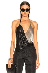 Fannie Schiavoni Jourdana Top In Black,metallic