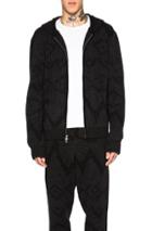 Baja East Cashmere Ikat Graffiti Hoodie In Gray,black