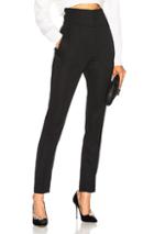 Alexandre Vauthier High Waisted Trousers In Black