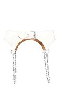 Sandy Liang Corbin Belt In White
