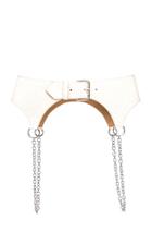 Sandy Liang Corbin Belt In White
