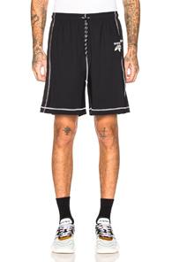 Adidas By Alexander Wang Cut Up Short In Black