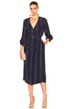 Rodebjer Lu Bumble Dress In Blue,stripes